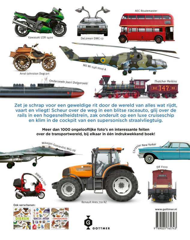 Achterkant van Auto's, treinen & vliegtuigen