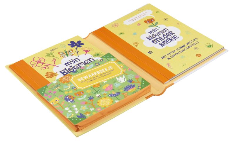 Achterkant van Mijn bloemen bewaarboekje