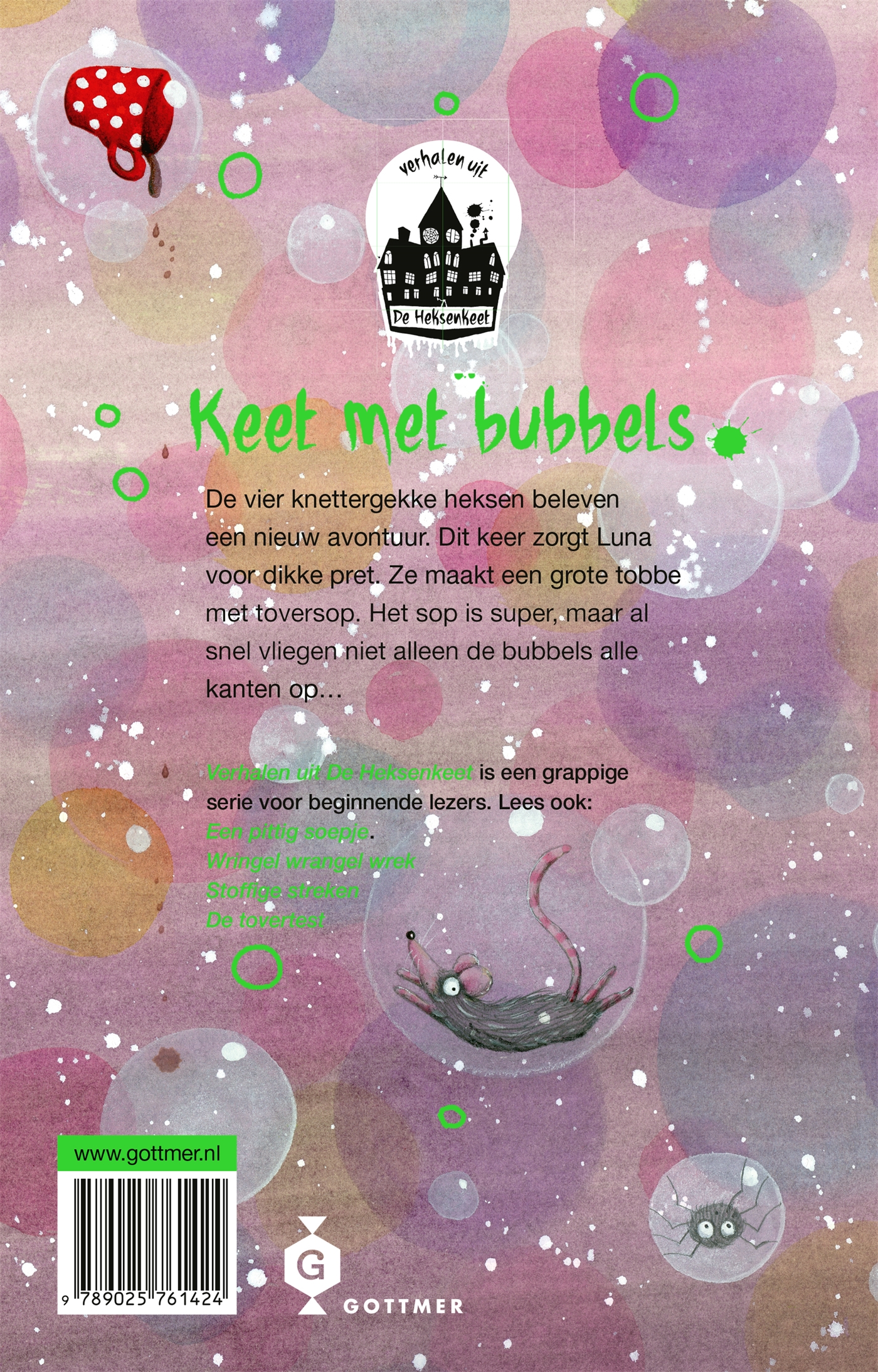 Achterkant van Keet met bubbels