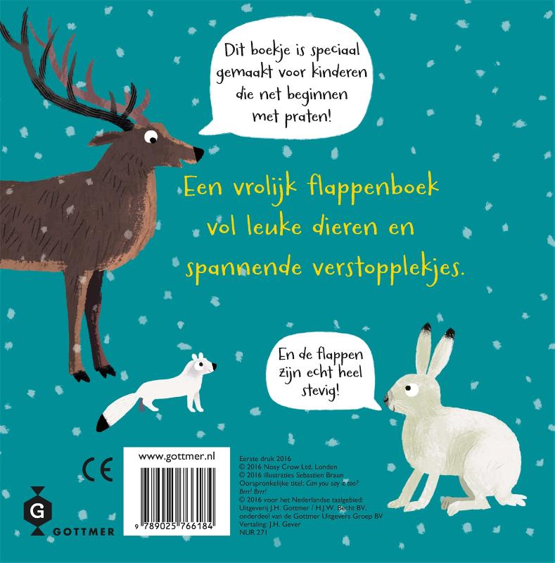 Achterkant van Hoe doet dit dier? Brrr! Brrr!