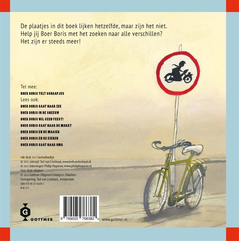 Achterkant van Boer Boris zoekt de verschillen