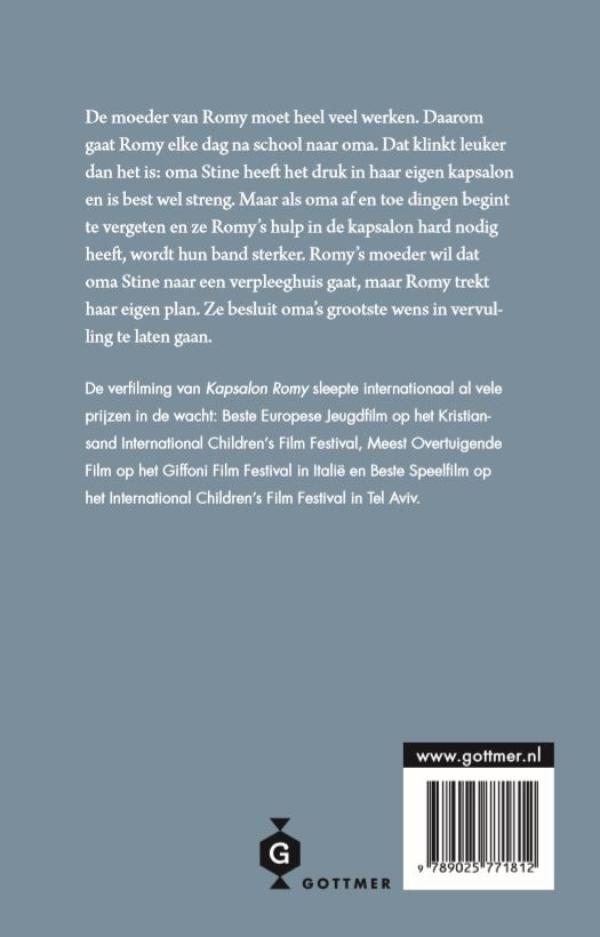 Achterkant van Kapsalon Romy