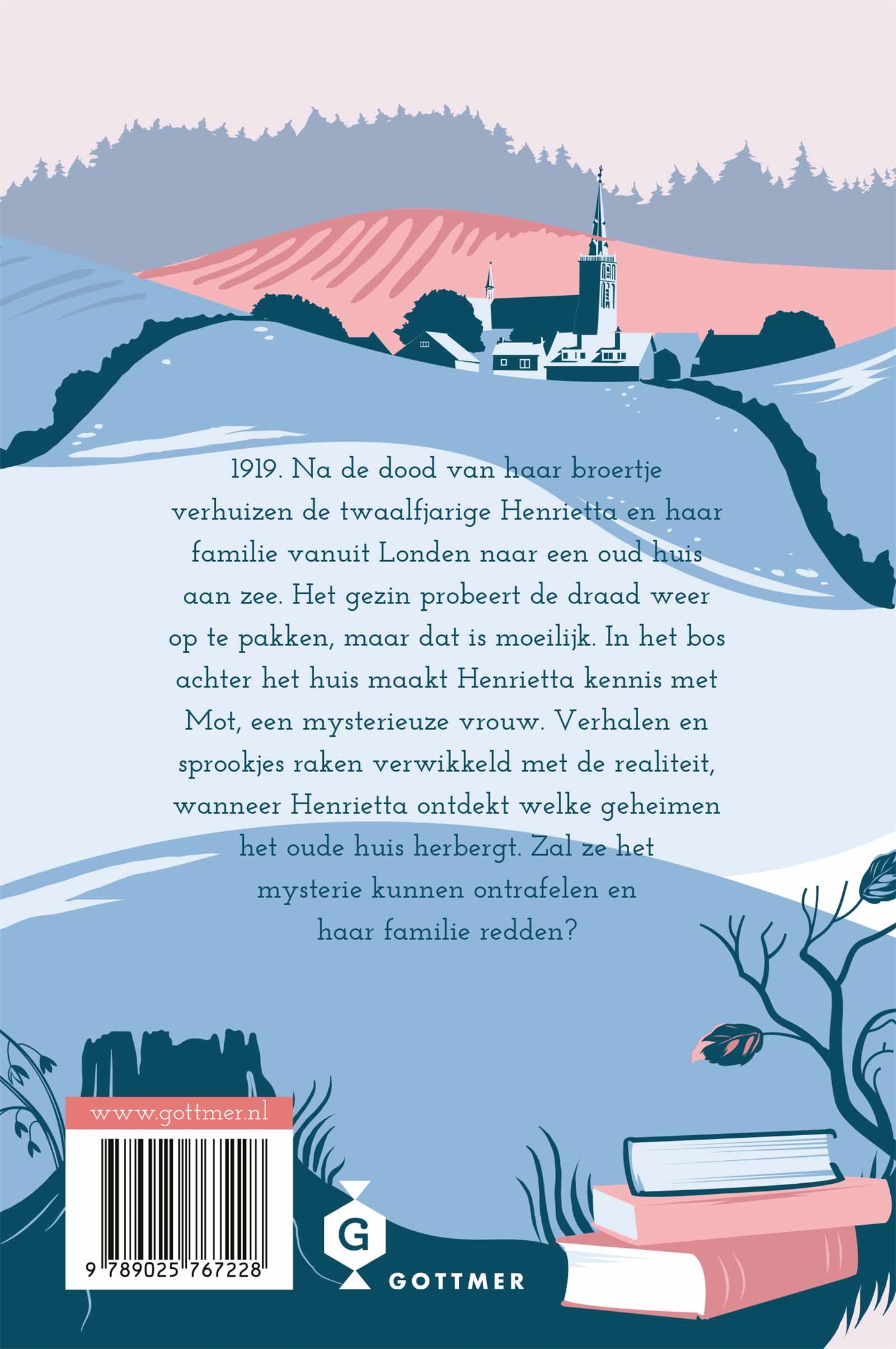 Achterkant van Het geheim van het Nachtegaalbos