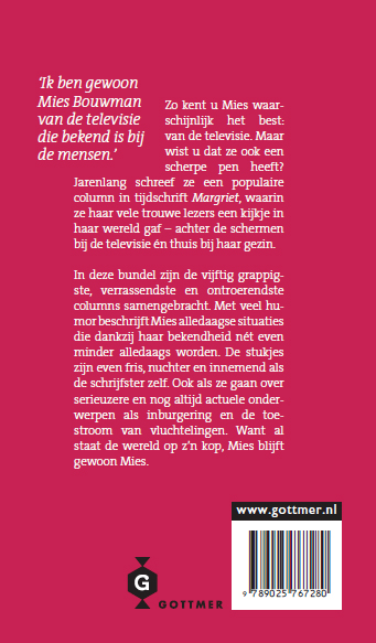 Achterkant van Gewoon Mies