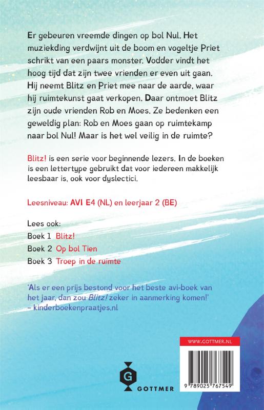 Achterkant van De jacht op het monster