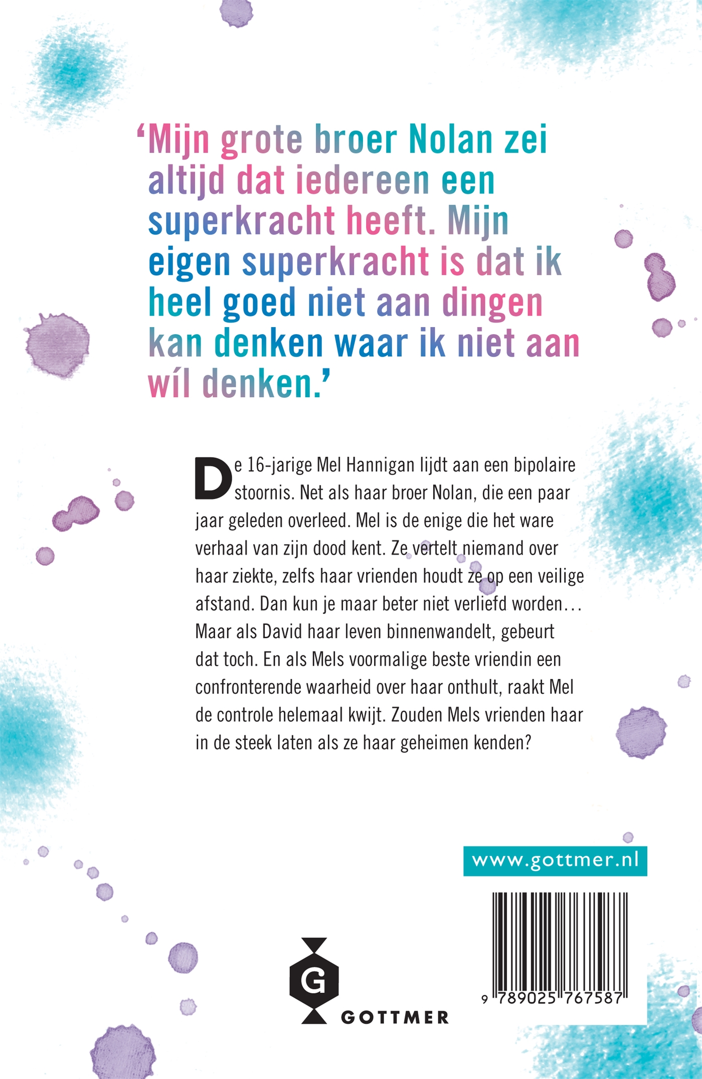 Achterkant van Mijn mooiste herinnering eindigt hier
