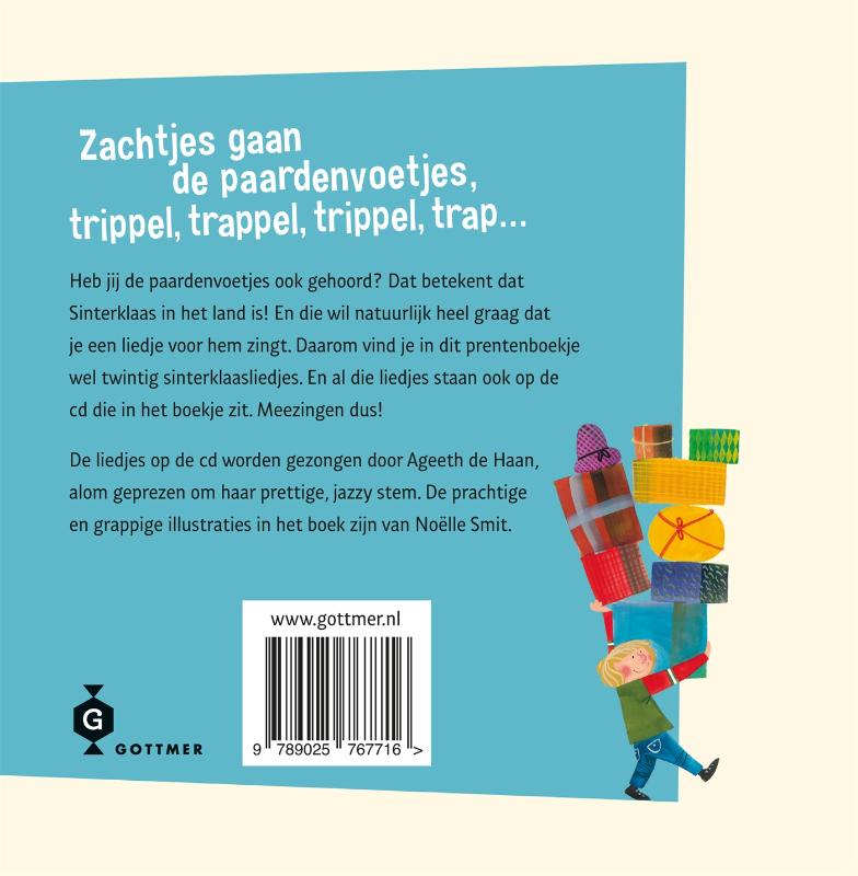 Achterkant van Zachtjes gaan de paardenvoetjes
