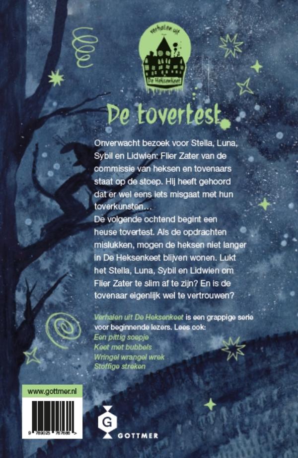 Achterkant van De tovertest
