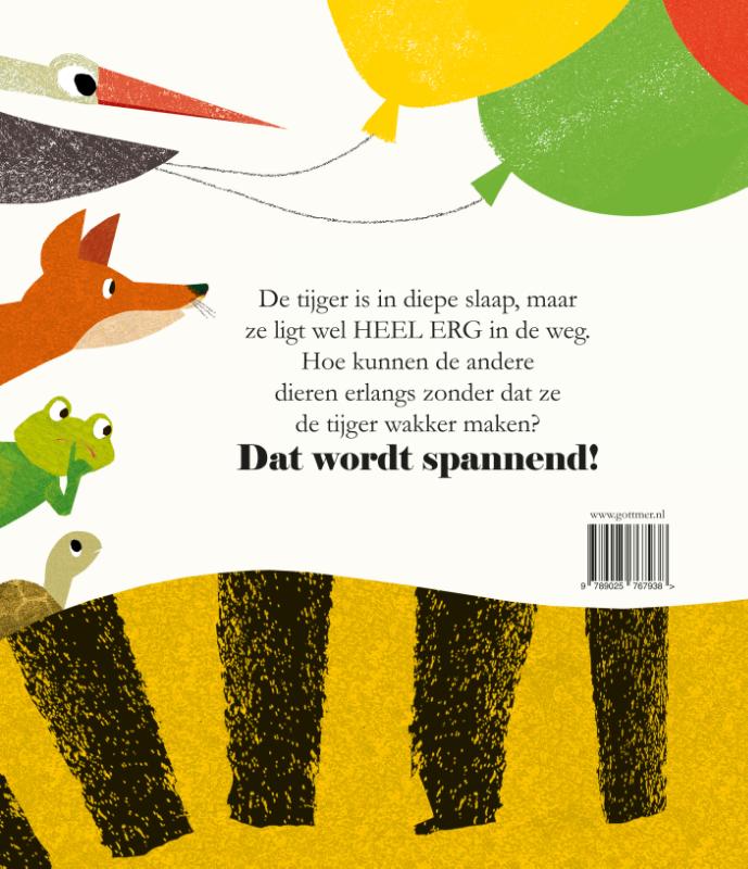 Achterkant van Ssst! De tijger slaapt