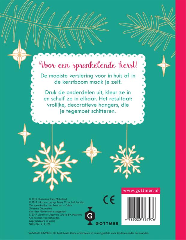 Achterkant van Pip en Posy en de kerstboom