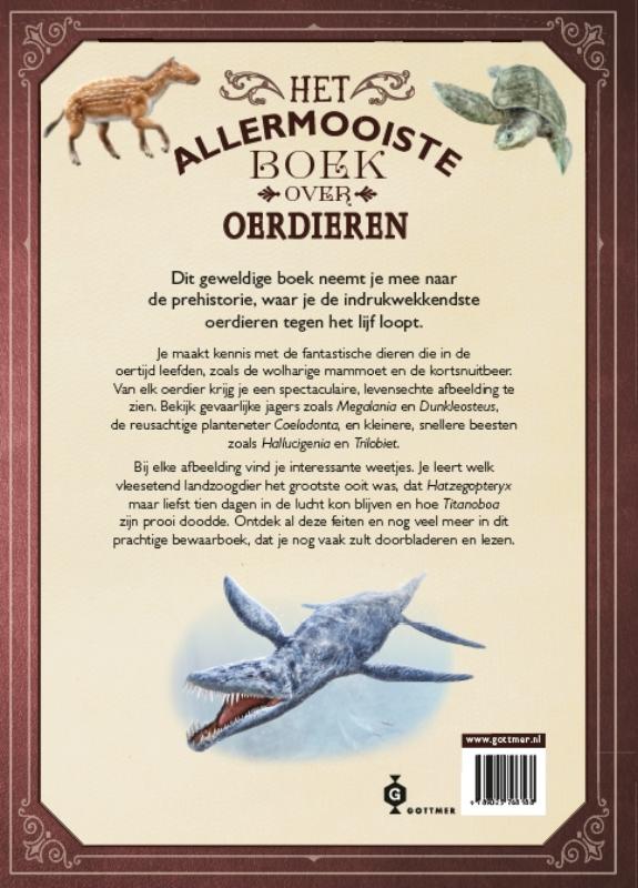 Achterkant van Het allermooiste boek over oerdieren