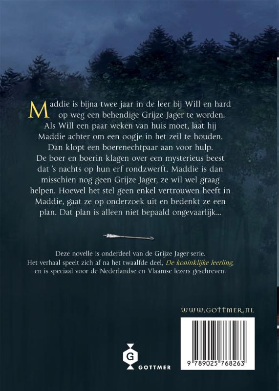 Achterkant van De jacht op het schaduwdier