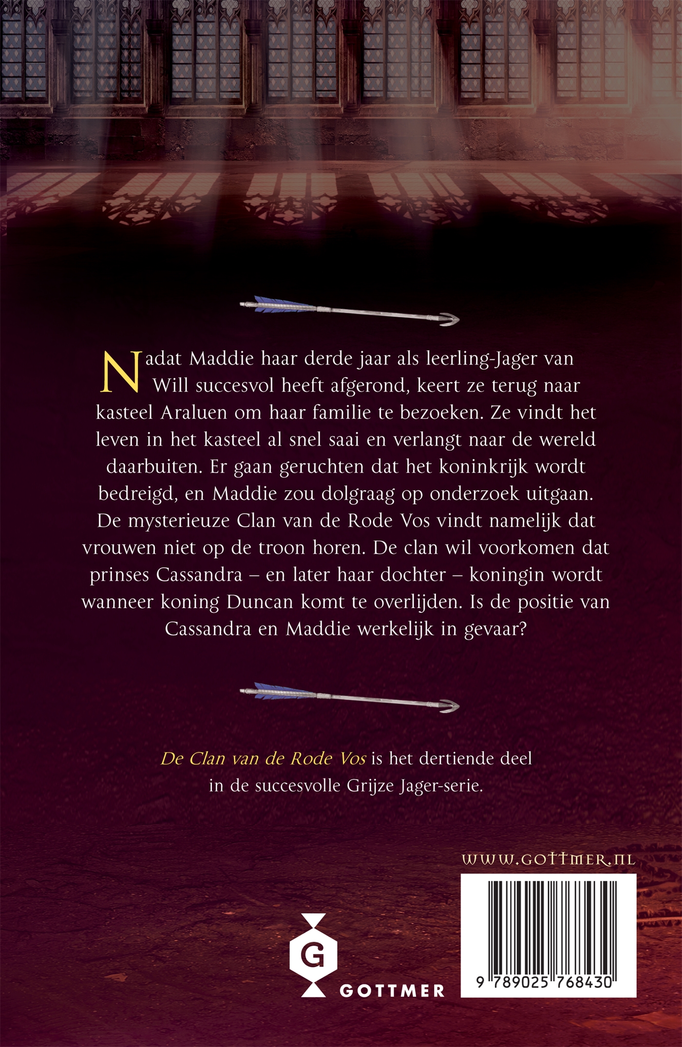 Achterkant van De Clan van de Rode Vos