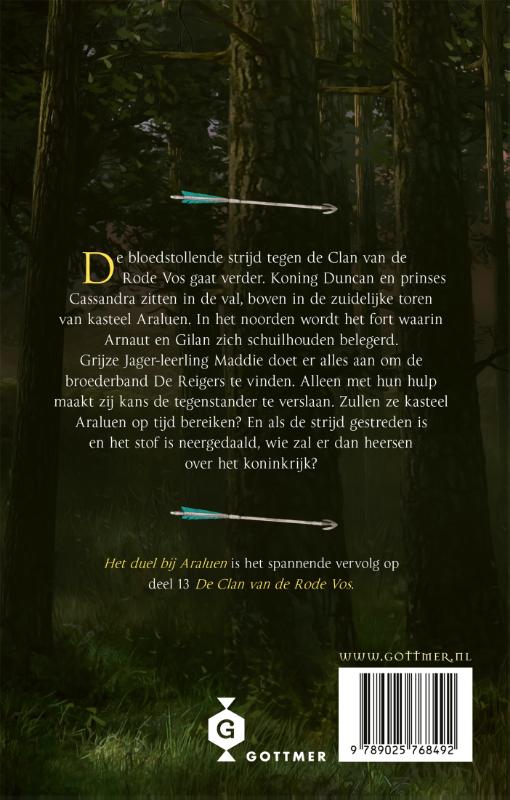 Achterkant van Het duel bij Araluen