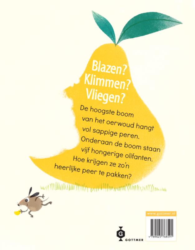 Achterkant van Die peer is van mij!