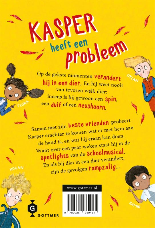Achterkant van Kasper wordt een kip