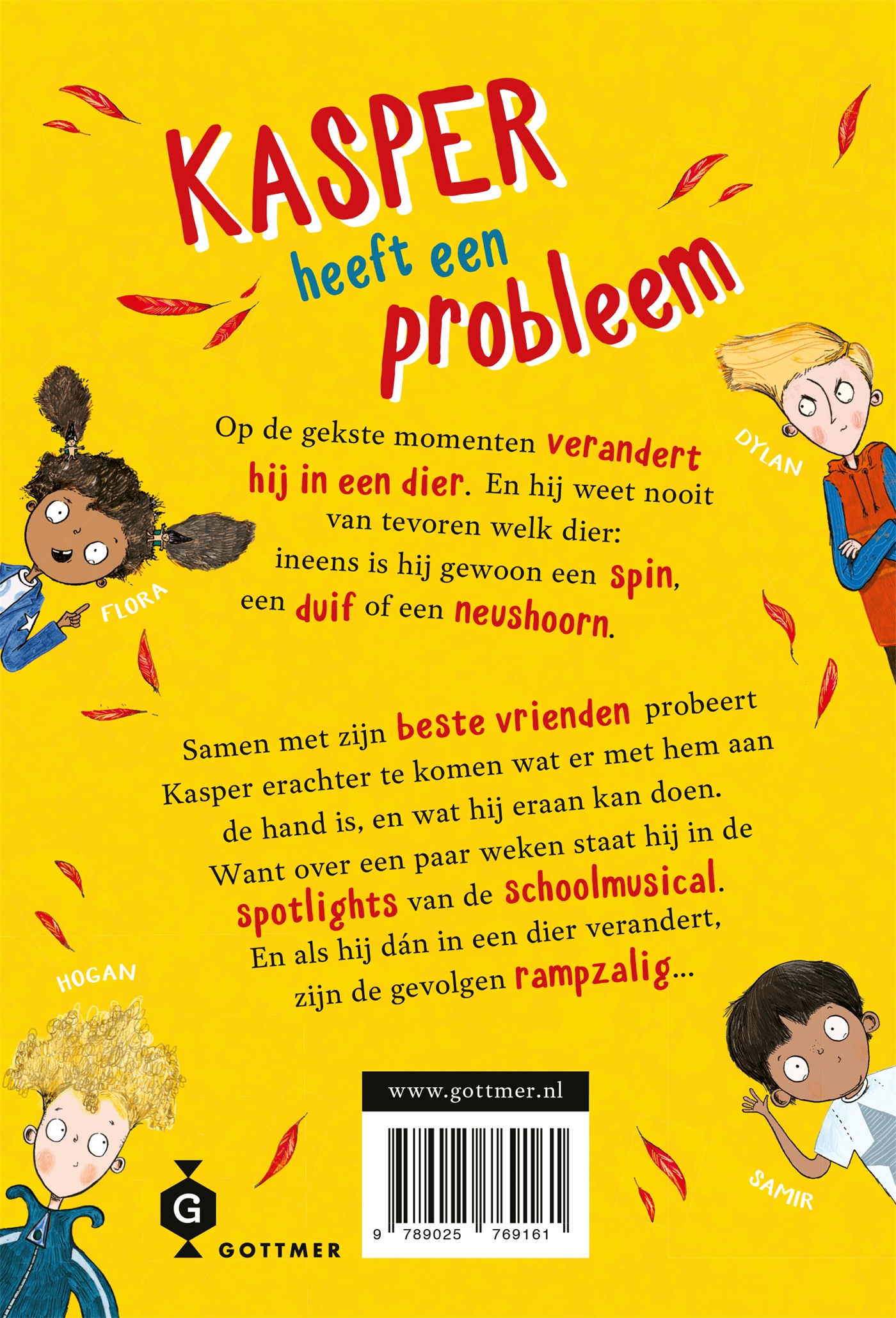Achterkant van Kasper wordt een kip