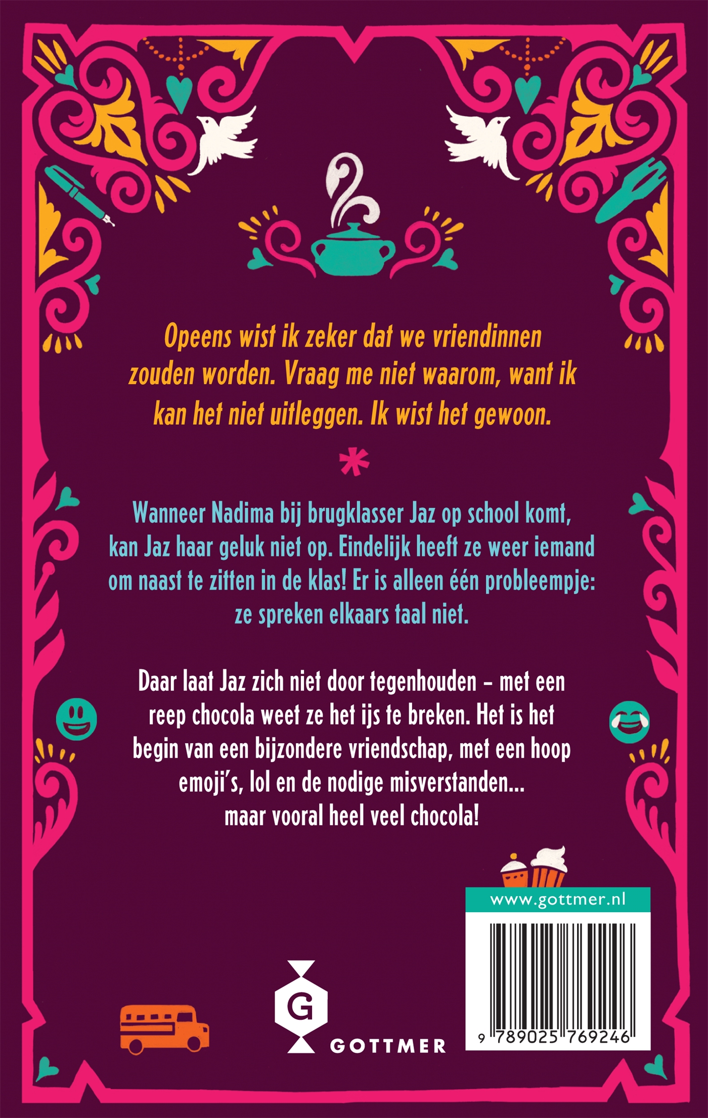 Achterkant van Spreek je chocola