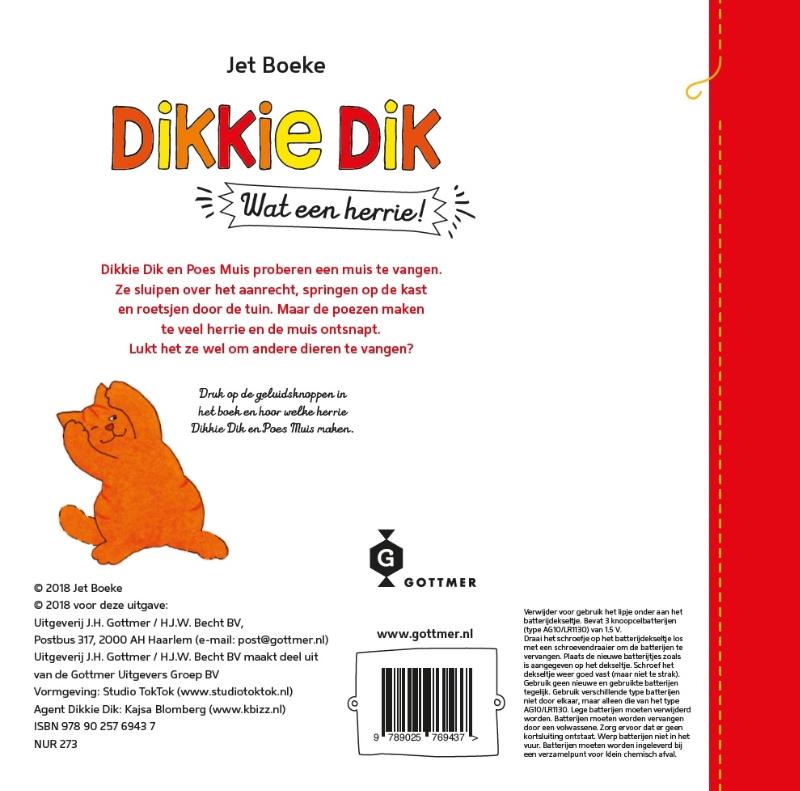 Achterkant van Wat een herrie!