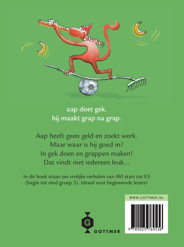 Achterkant van daar komt aap