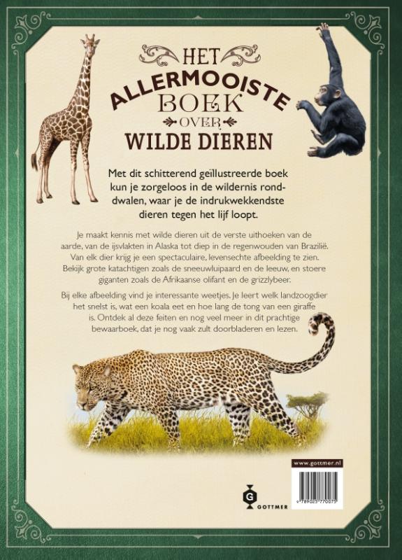 Achterkant van Het allermooiste boek over wilde dieren