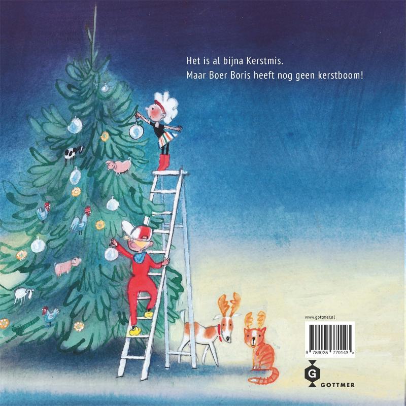 Achterkant van Kerstmis met Boer Boris