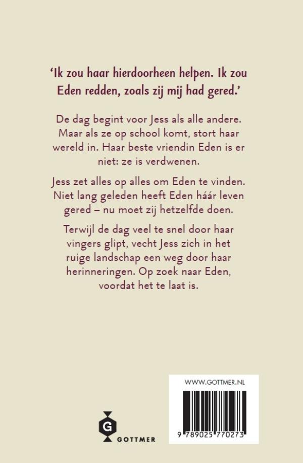 Achterkant van De dag van Eden
