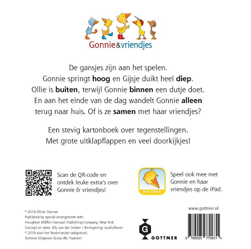 Achterkant van Gonnie springt hoog