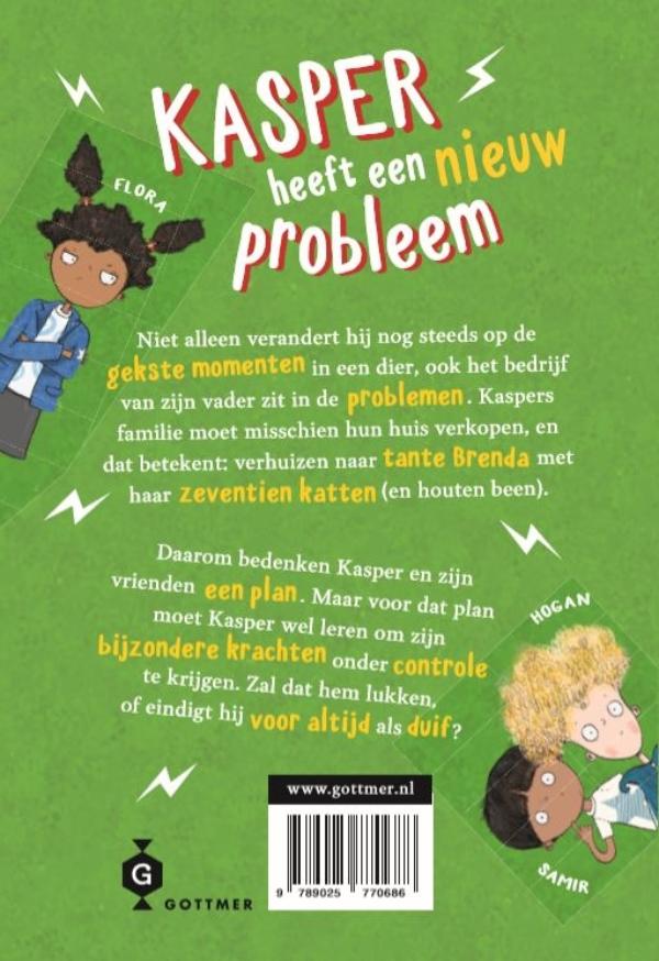 Achterkant van Kasper wordt een T. rex