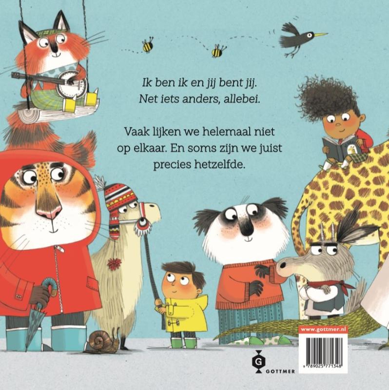 Achterkant van Ik ben ik en jij bent jij