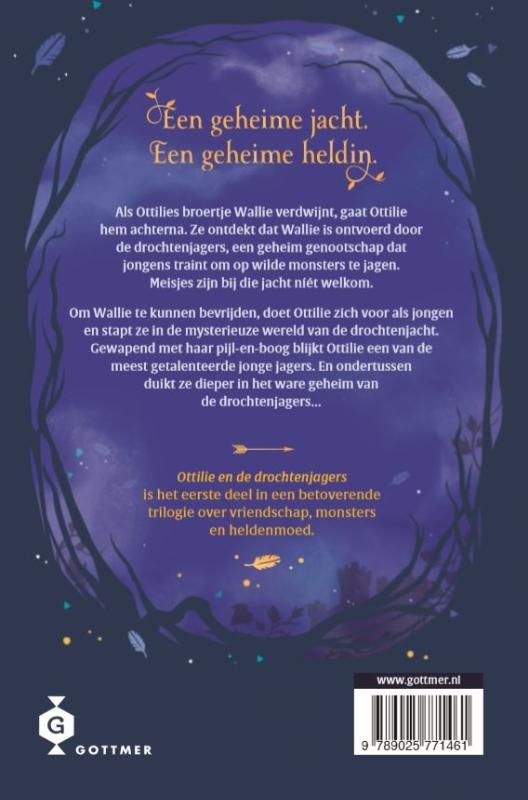 Achterkant van Ottilie en de drochtenjagers