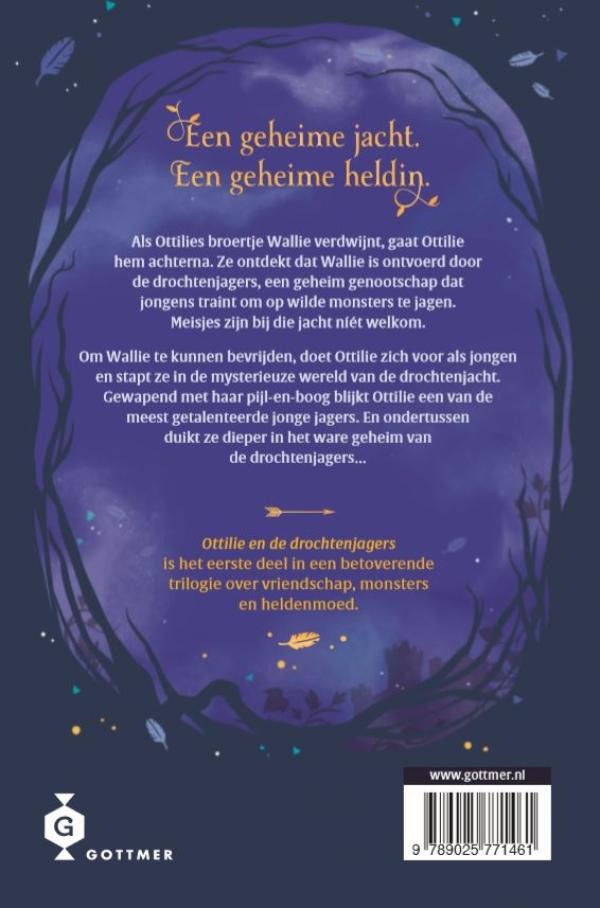 Achterkant van Ottilie en de drochtenjagers