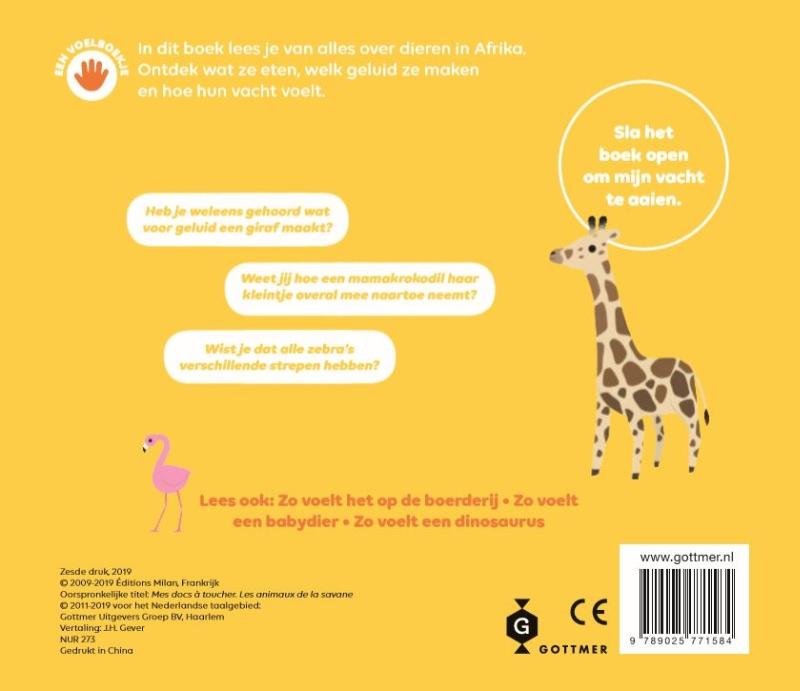 Achterkant van Zo voelt het in Afrika