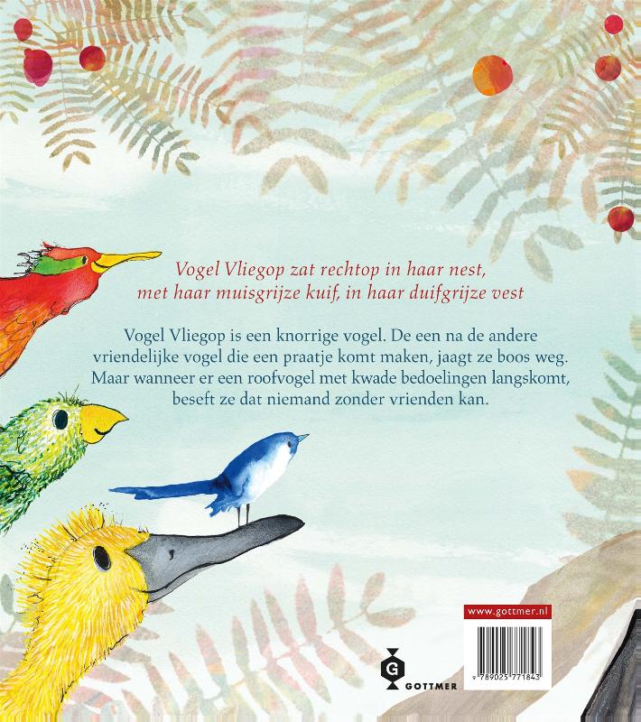 Achterkant van Vogel Vliegop