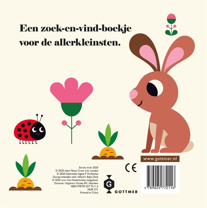 Achterkant van Kuikentje, waar ben je?