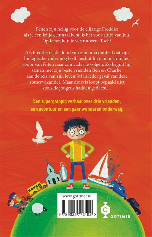 Achterkant van De superwonderlijke reis van Freddie