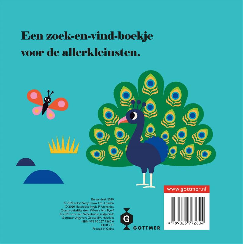 Achterkant van Tijger, waar ben je?