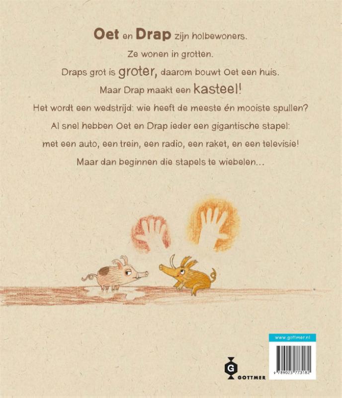 Achterkant van Oet en Drap