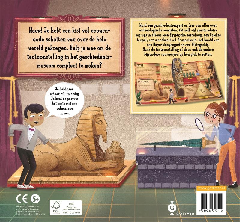 Achterkant van Bouw je eigen geschiedenismuseum