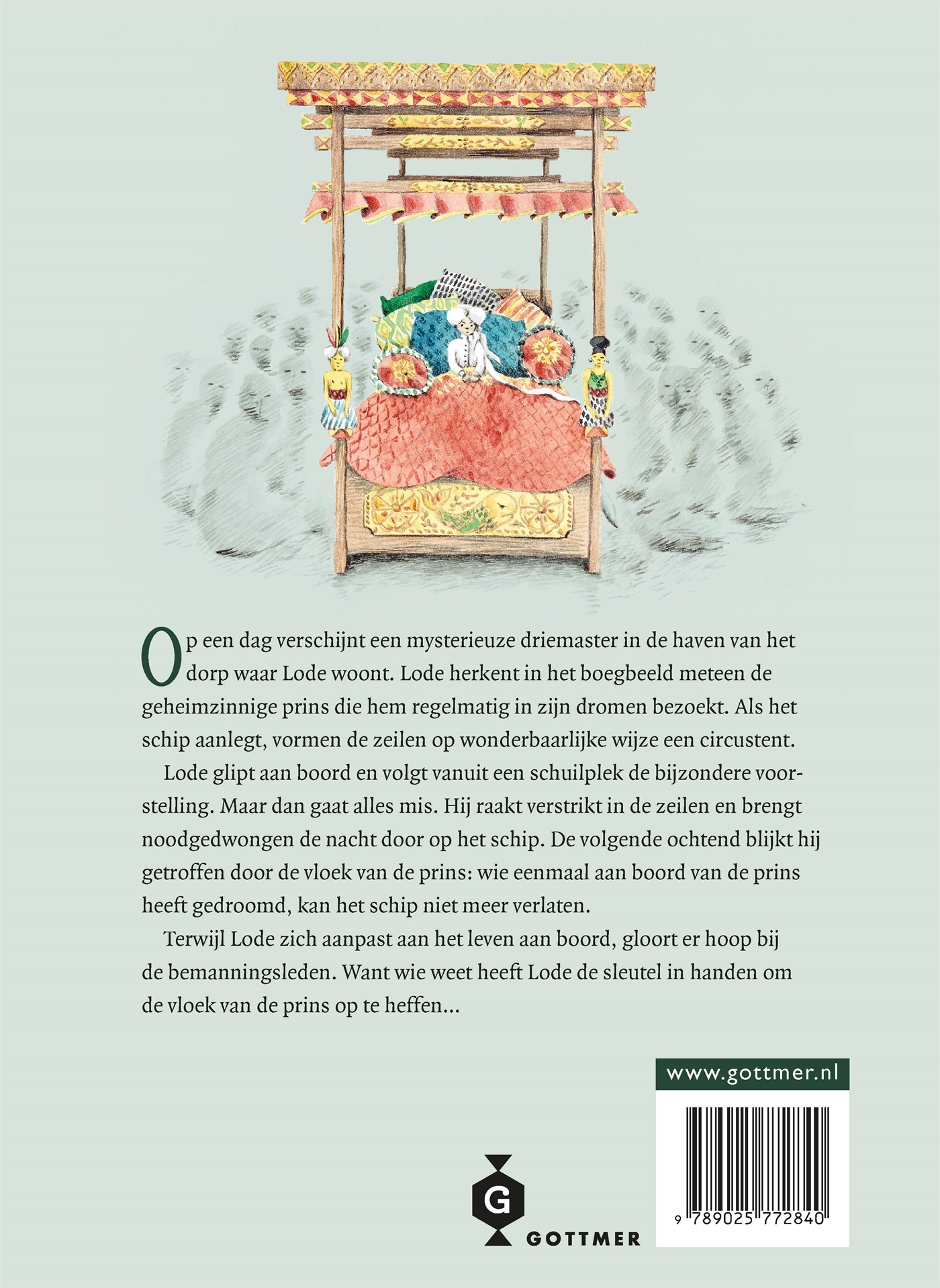 Achterkant van Het verlangen van de prins