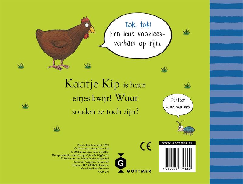 Achterkant van Kaatje Kip