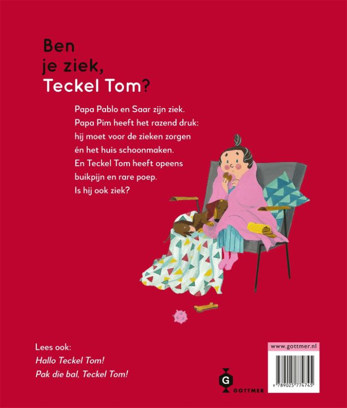 Achterkant van Ben je ziek, Teckel Tom?