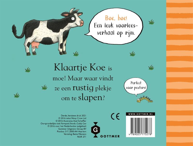 Achterkant van Klaartje Koe