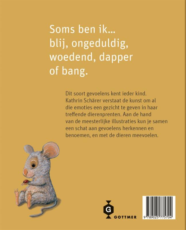Achterkant van Soms ben ik...