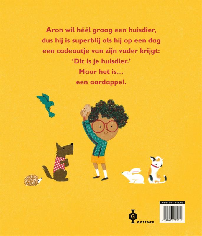 Achterkant van Aron en Aardappel