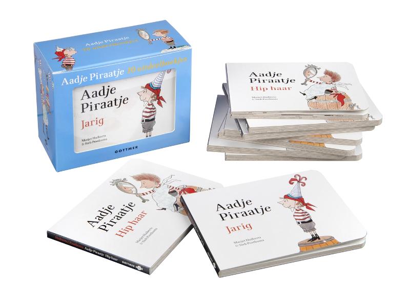 Achterkant van Aadje Piraatje - 10 uitdeelboekjes