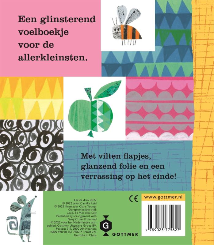 Achterkant van Boe boe, daar is Koe
