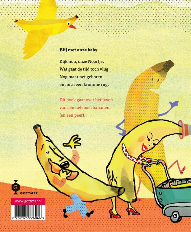 Achterkant van Dat boek met die bananen