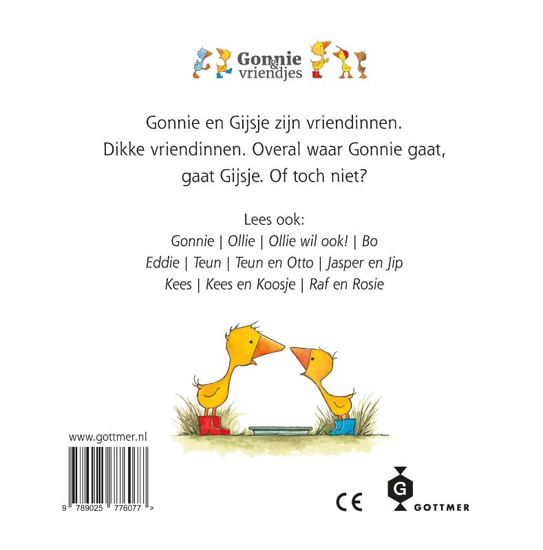 Achterkant van Gonnie en Gijsje