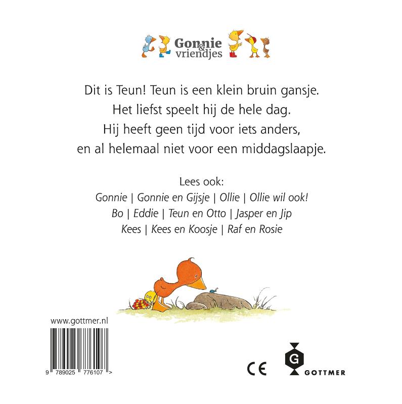 Achterkant van Teun